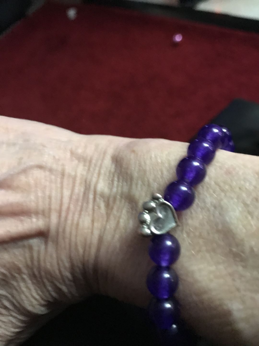 Customer photo review of Help For Paws™ Bracelet In Purple