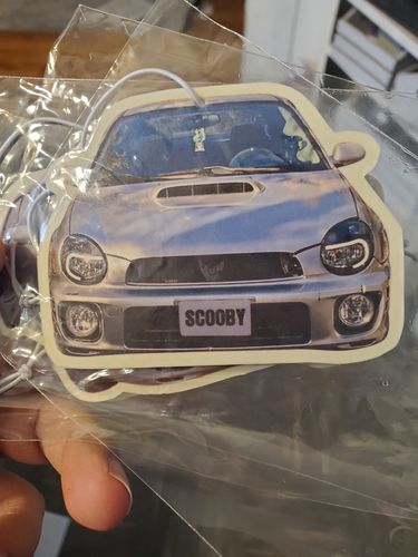 Customer photo review of Three Custom Air Fresheners