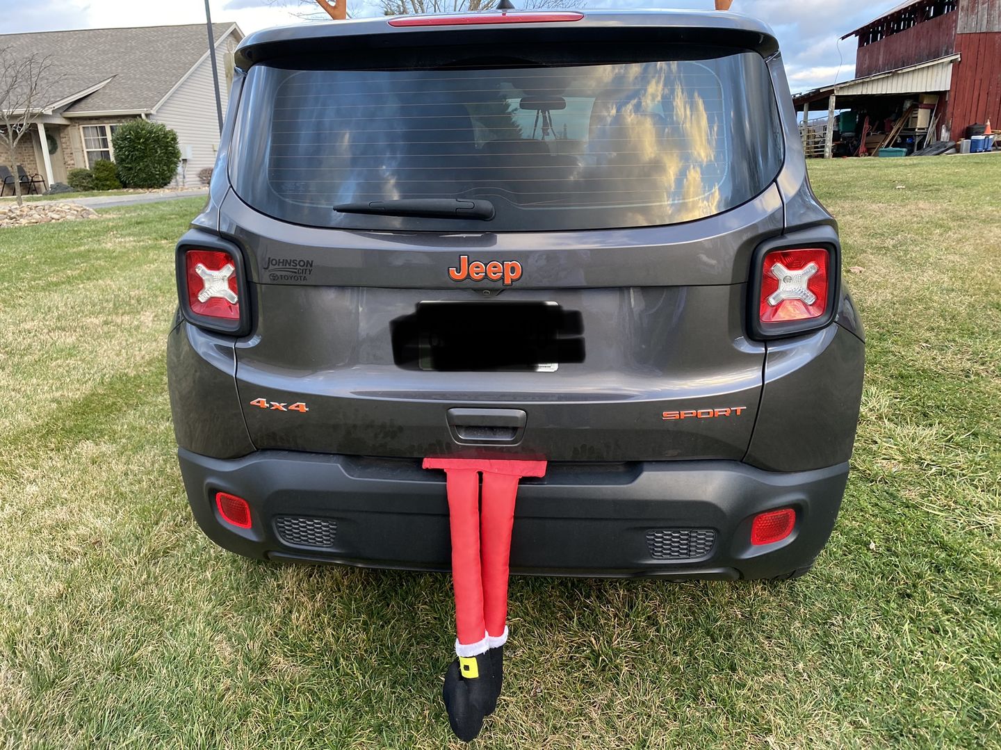 Customer photo review of 4x4 Custom Color Emblem Overlay Decal Sticker