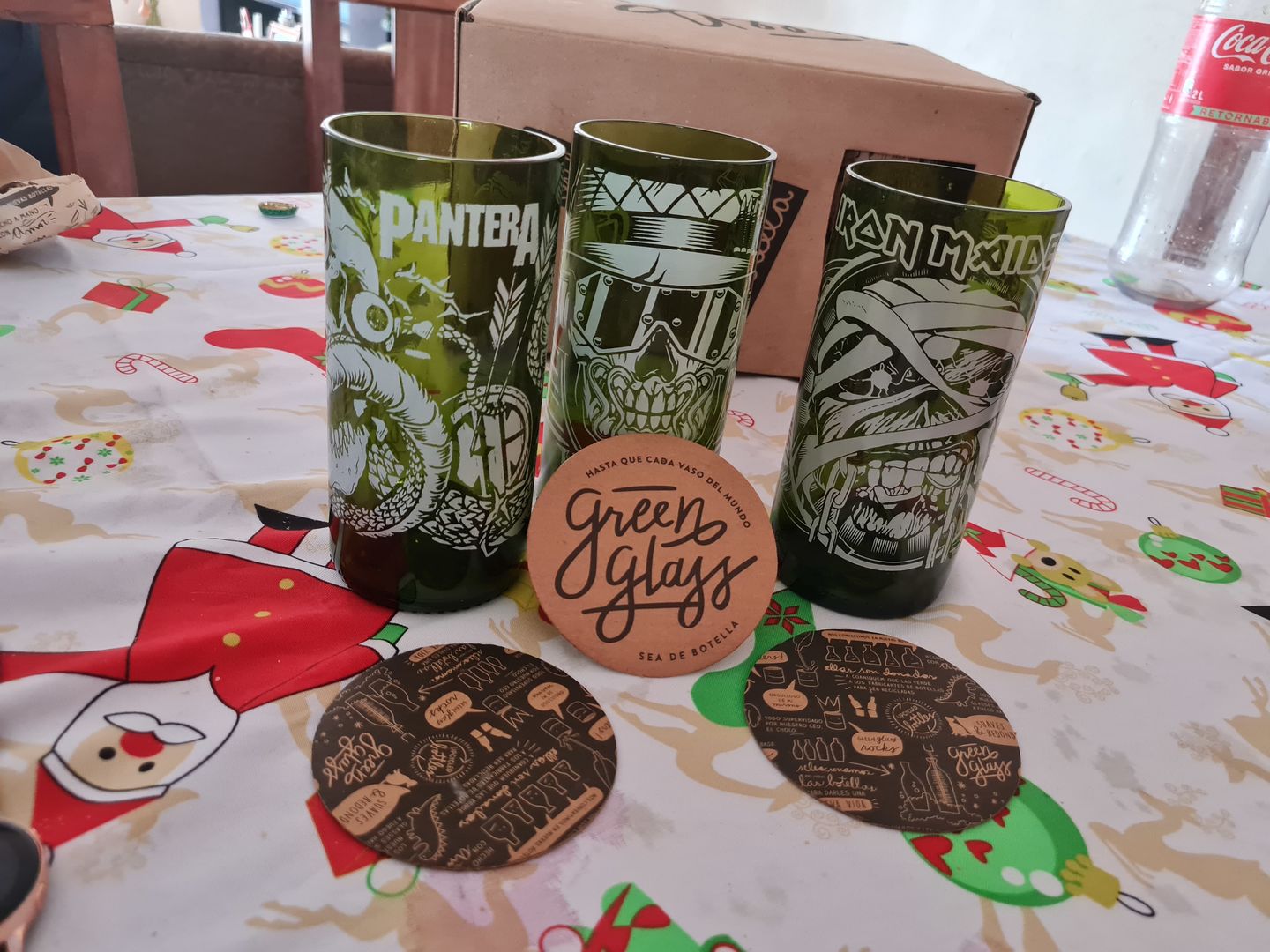 Customer photo review of Juego de 6 Vasos Metaleros