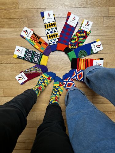 Customer photo review of The Classic Afrisocks Collection