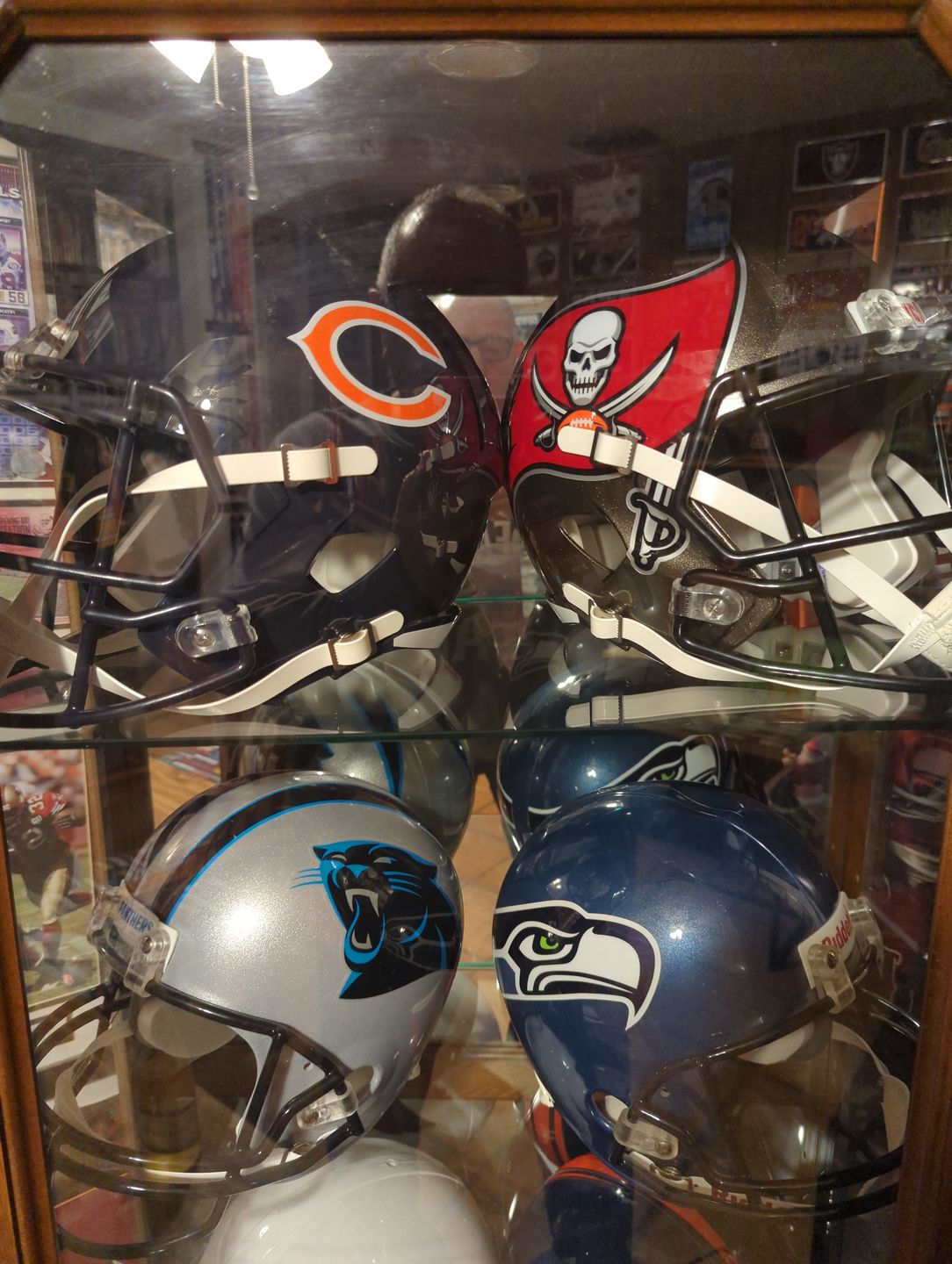 Customer photo review of Chicago Bears Riddell Speed Full Size Replica Football Helmet