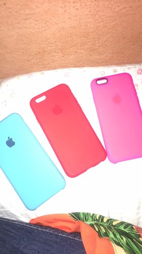 Customer photo review of iPhone Silicone Case (Red)