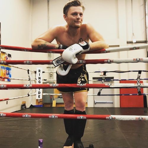 Customer photo review of THE GOLDEN ERA MUAY THAI SHORTS