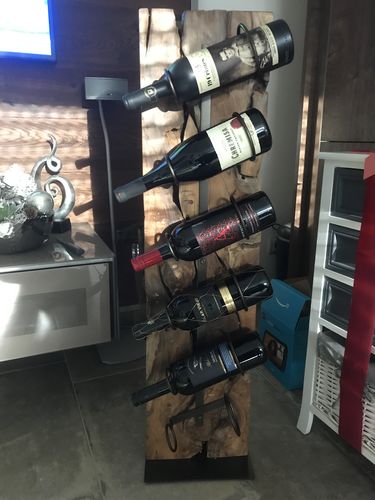 Customer photo review of Weinregal Weinständer Holz massiv XILON 100 cm