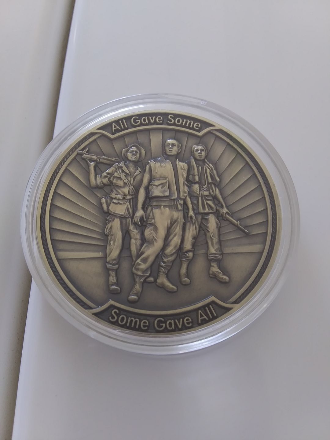 Customer photo review of Vietnam Veteran Coin
