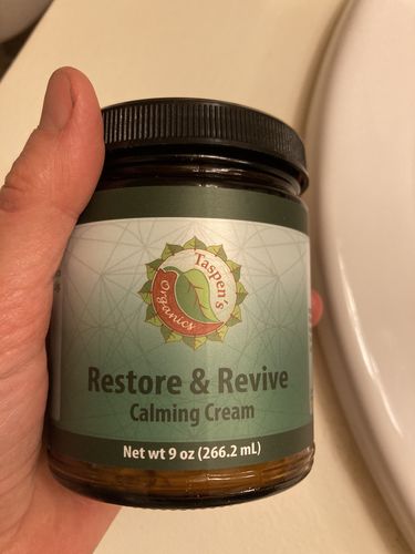 Customer photo review of Restore & Revive Calming Cream