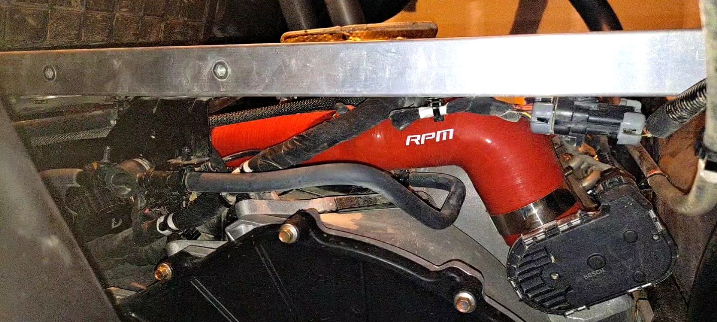 Customer photo review of RPM-SxS Polaris RZR Turbo XP XP4 Turbo S & Pro - Silicone Charge Tube