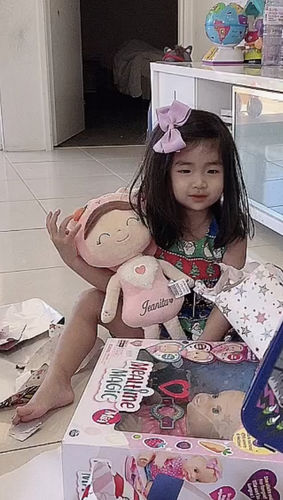 Customer photo review of Personalized Bunny Girl