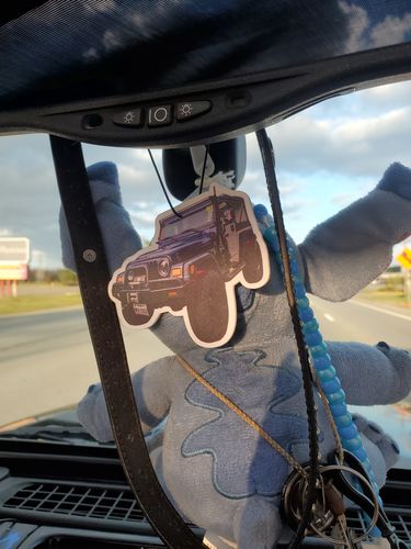 Customer photo review of Three Custom Air Fresheners