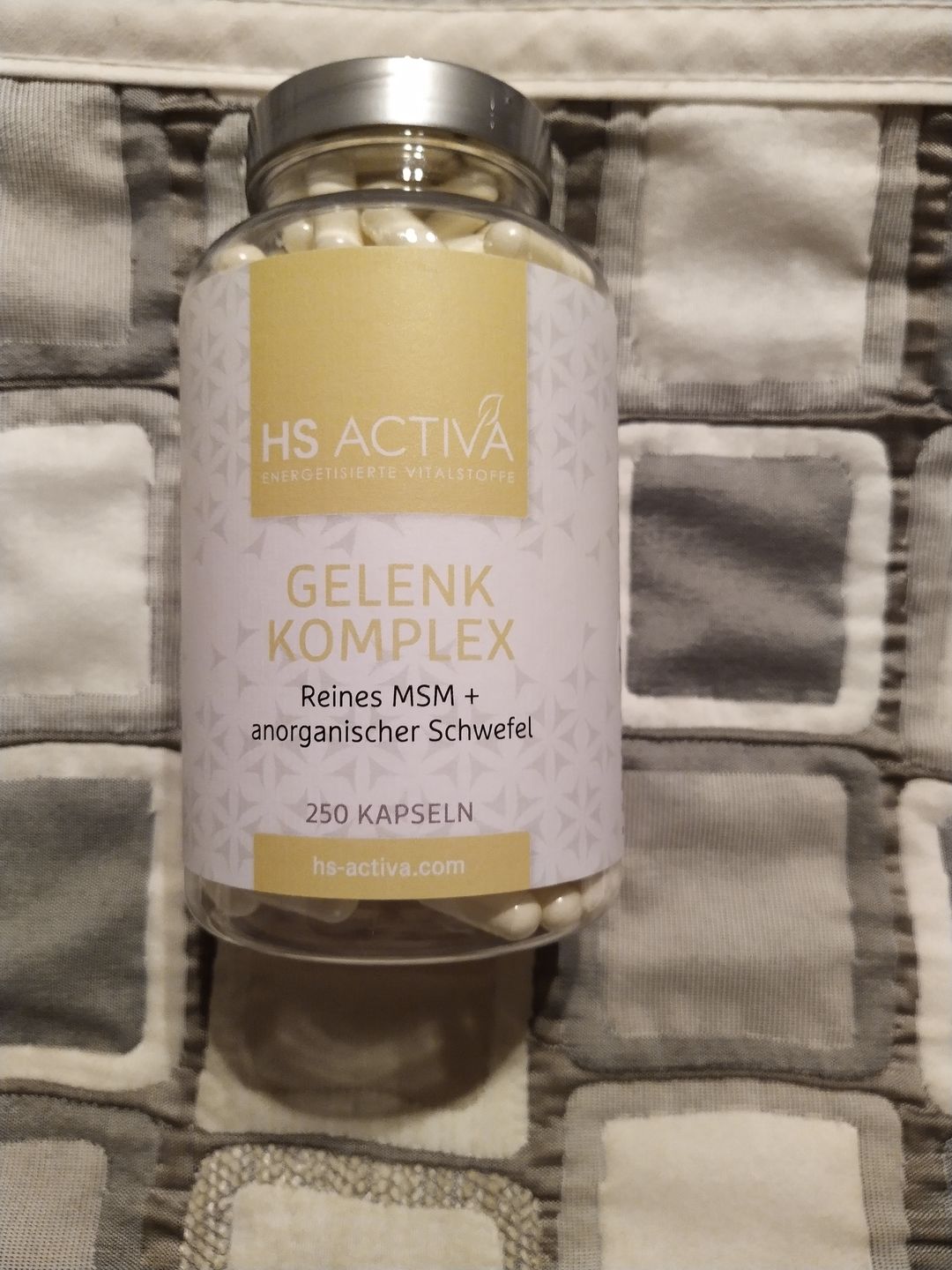 Customer photo review of Gelenk Komplex (MSM Plus Schwefel) - (250 Kapseln oder 800g Pulver)