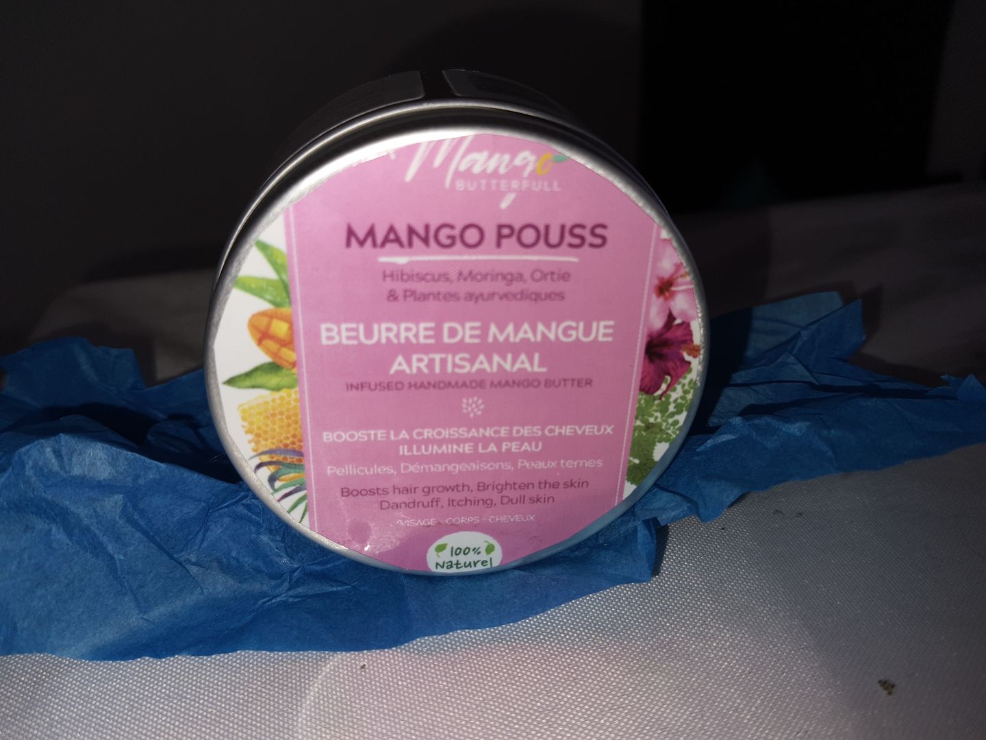 Customer photo review of Beurre de mangue artisanal POUSS