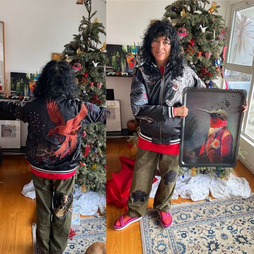 Customer photo review of Four Legendary Creatures Sukajan Souvenir Jacket