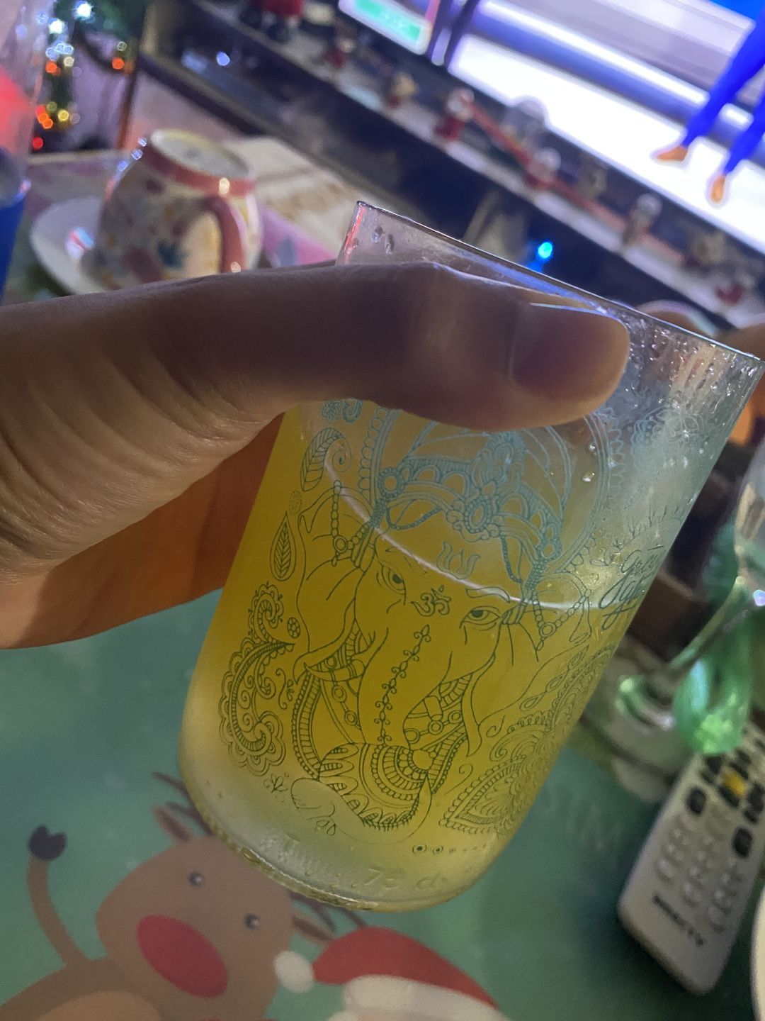 Customer photo review of Om Glass Juego de 4 Vasos