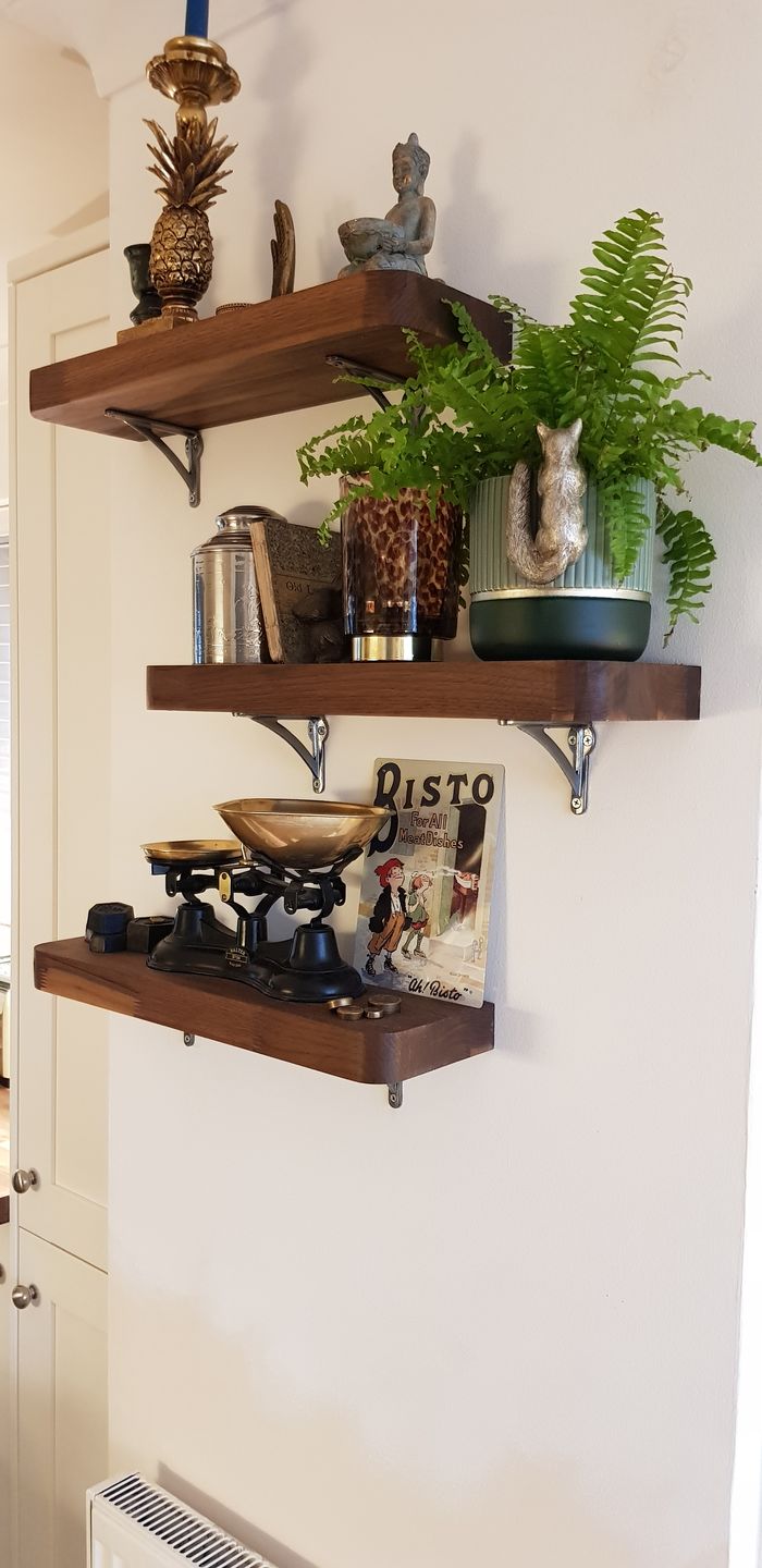 Customer photo review of 4.5 Inch Ironbridge Cast Iron Shelf Bracket