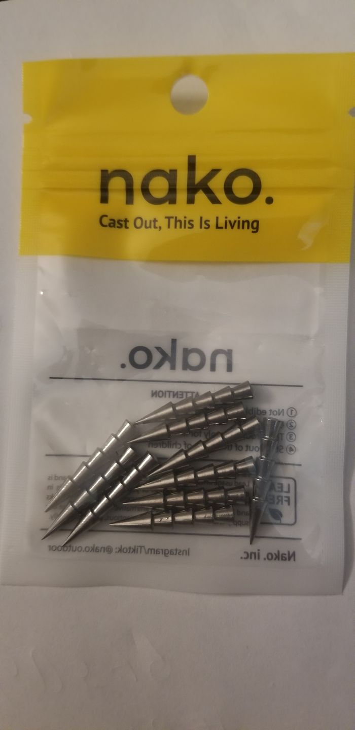 Customer photo review of 200% Density Tungsten Nail Weights | 10 Pack