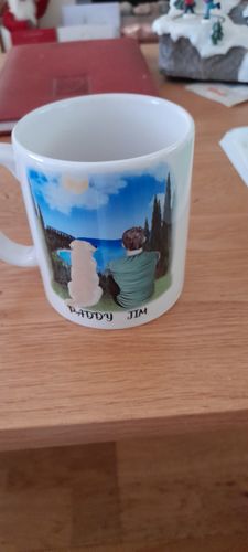 Customer photo review of Man & Dogs - Dog Dad Personalised Mug