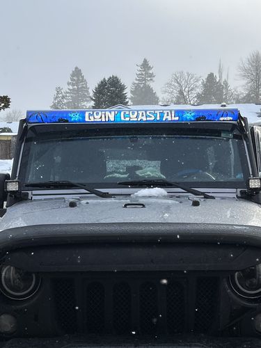 Customer photo review of Aerolidz Light Bar Cover - 50”/ 52” - Clear - Single Row