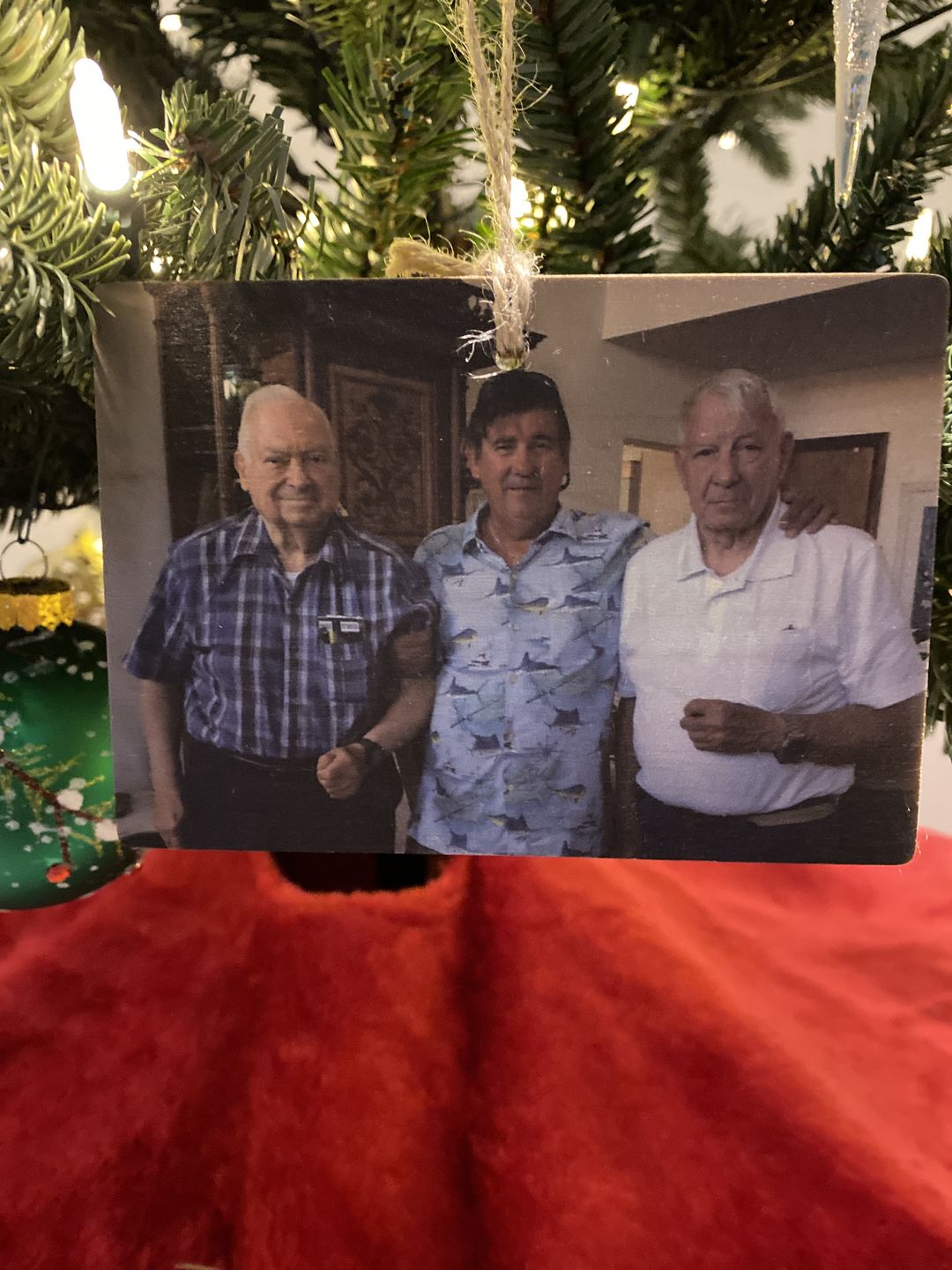 Customer photo review of 5 x 3.5 Wooden Ornament