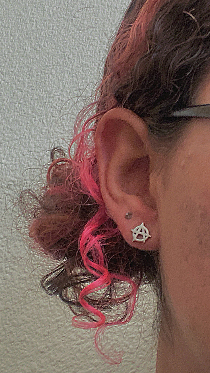 Customer photo review of ANARCHY EARRING