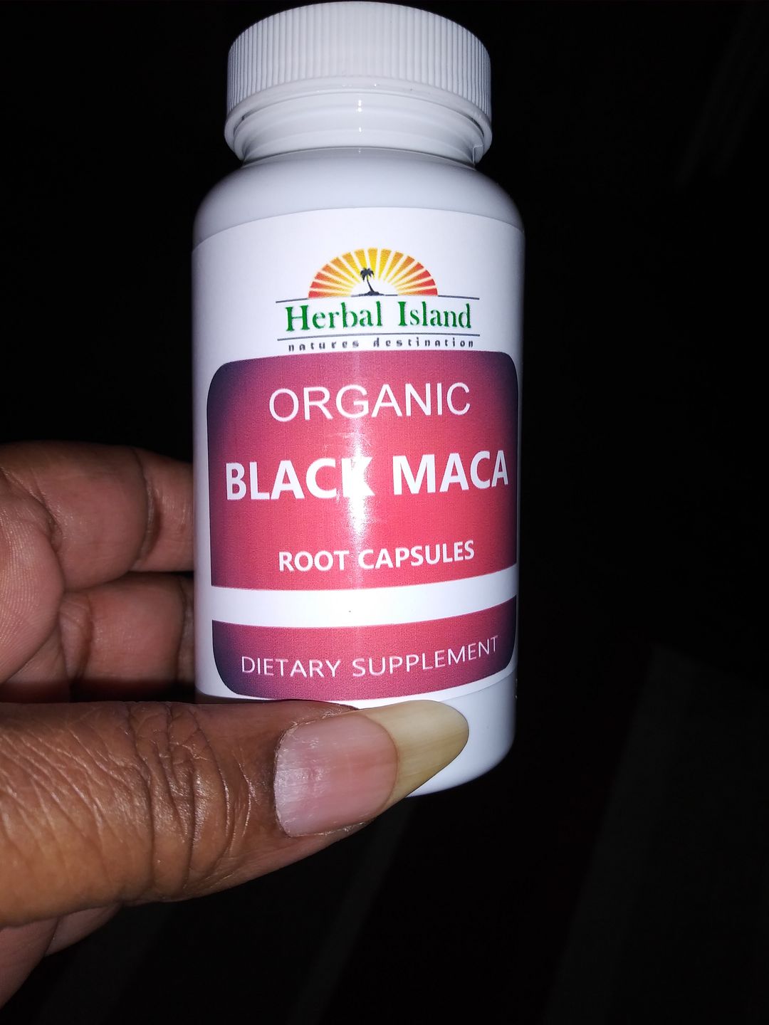 Customer photo review of Black Maca Root Capsules