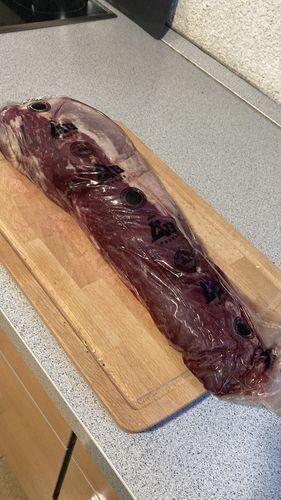 Reseña con foto de un cliente sobre Filete Pieza Básica