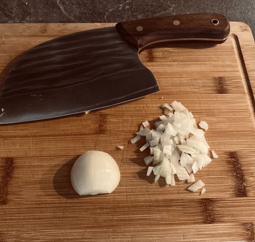 Customer photo review of Handgeschmiedetes Kochmesser - Serbian Style Ergonomic