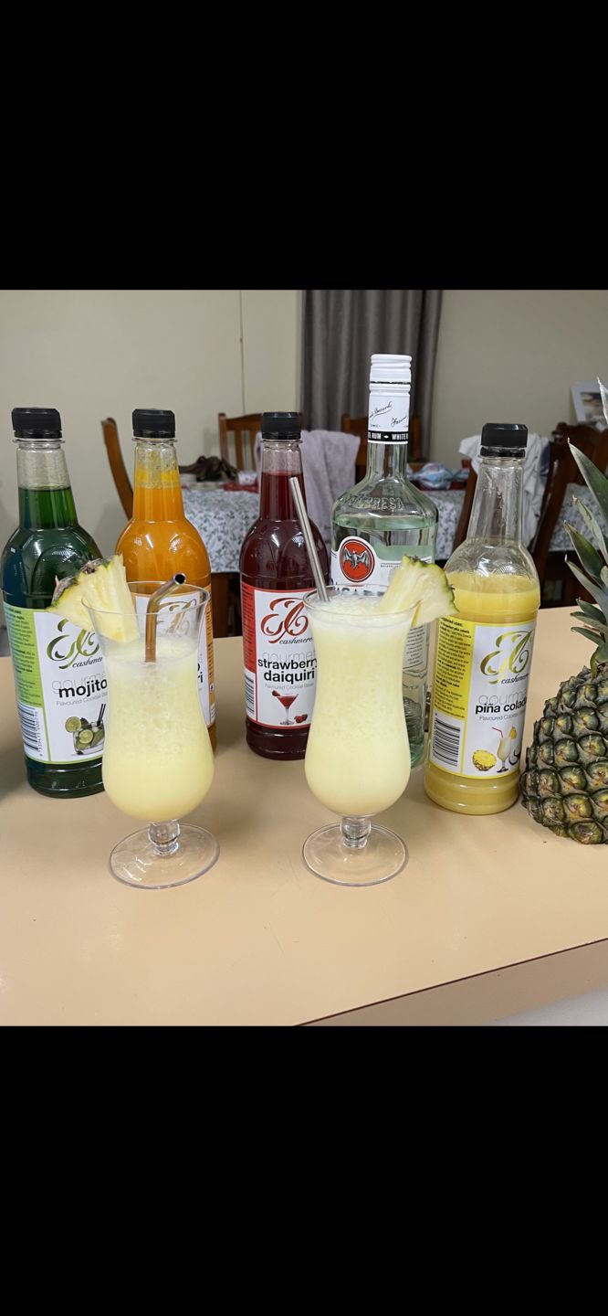 Customer photo review of Piña Colada Cocktail Mix