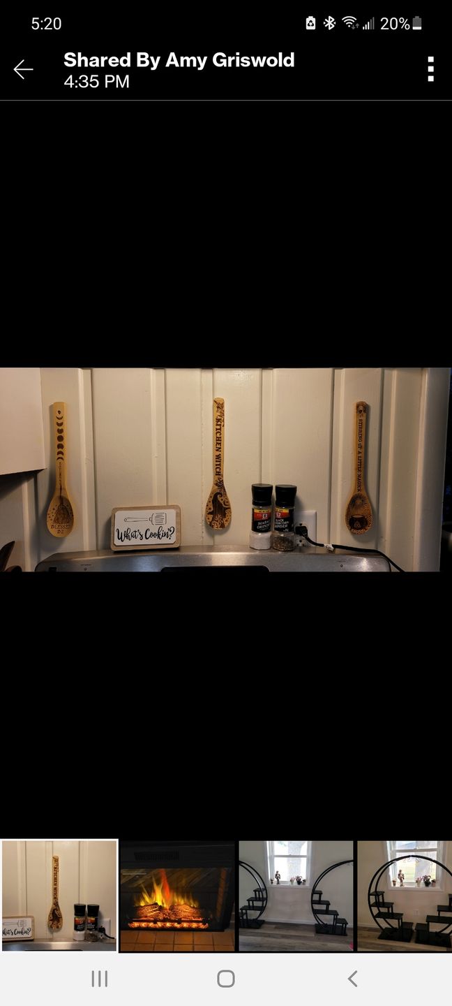Customer photo review of Witchy Bamboo Wooden Spoon