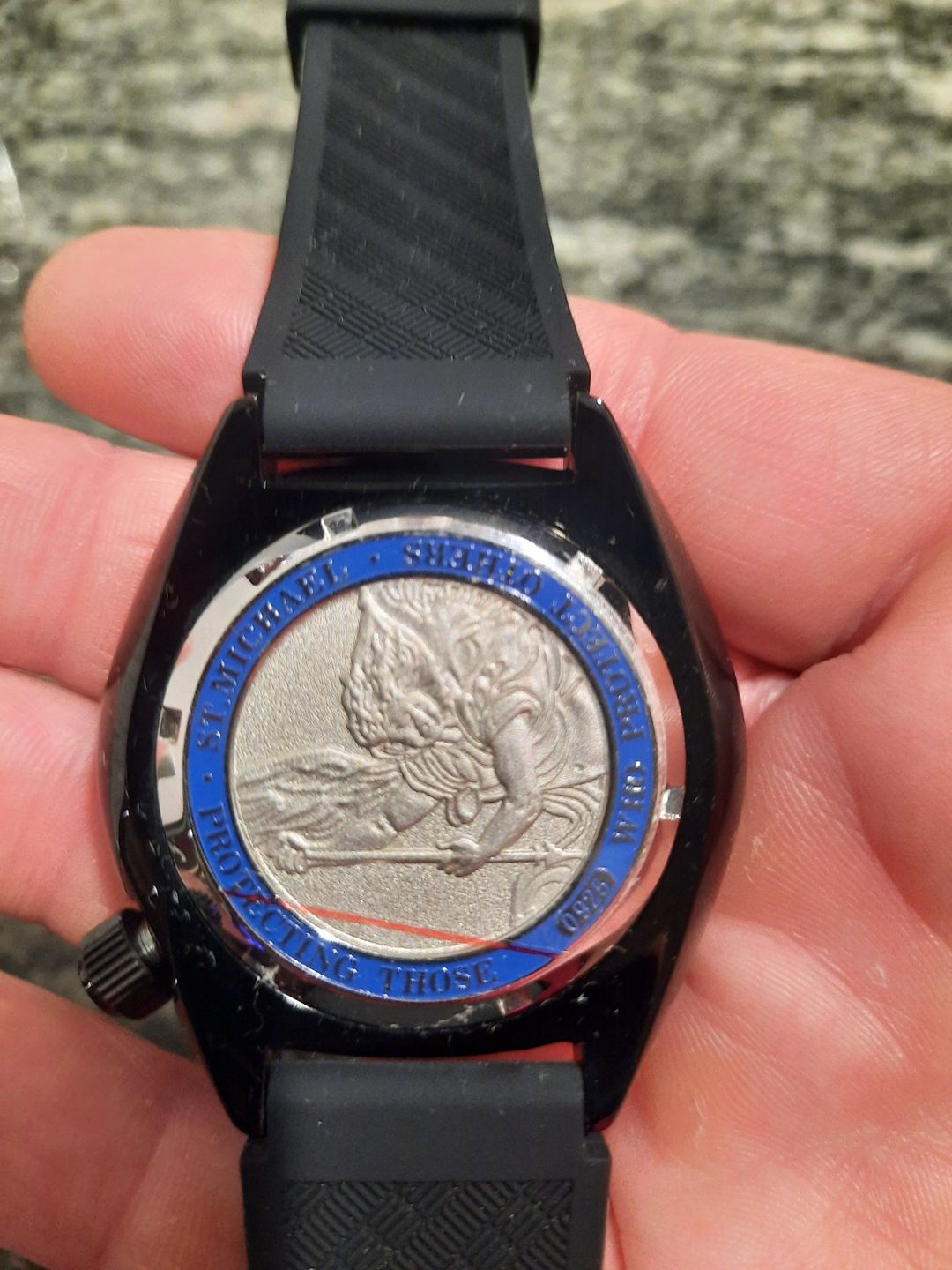 Customer photo review of TBL Police watch - Men