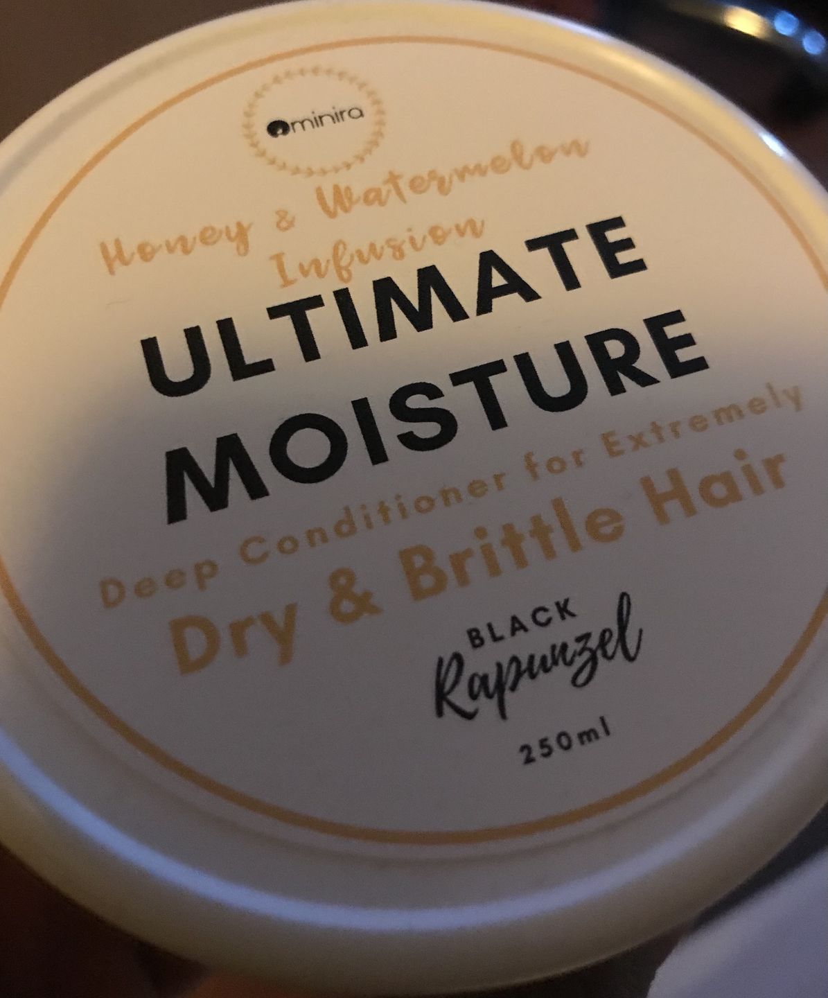 Customer photo review of Honey & Watermelon Infusion - Ultimate Moisture Deep Conditioner 250ml