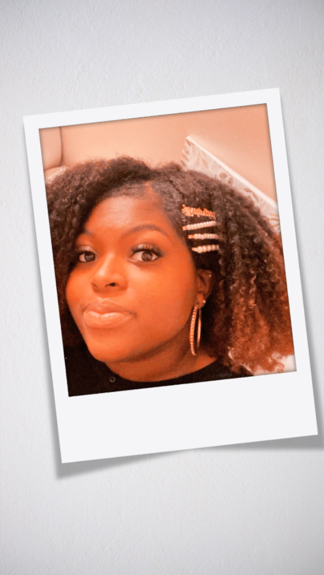 Customer photo review of Brazilian Afro Kinky Curly Texture U Part Wigs AU15