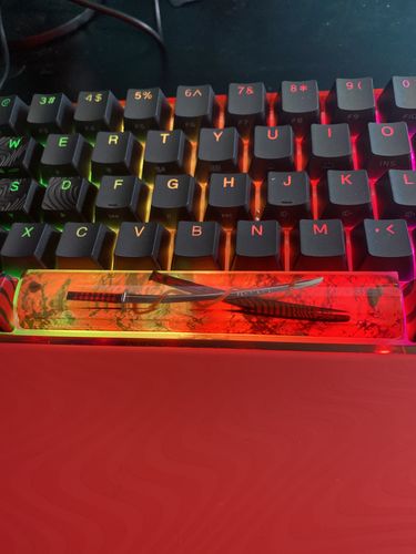 Customer photo review of Pewdiepie Katana Space bar