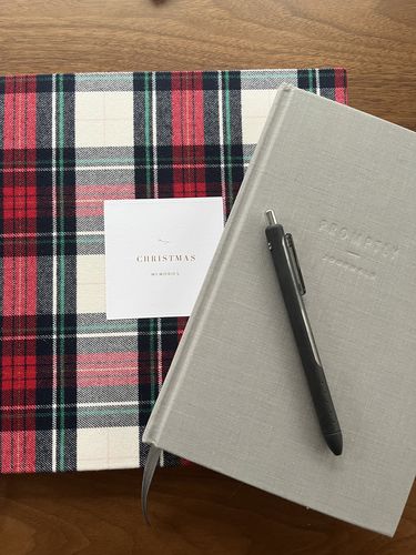 Customer photo review of Christmas Memories Journal - Tartan