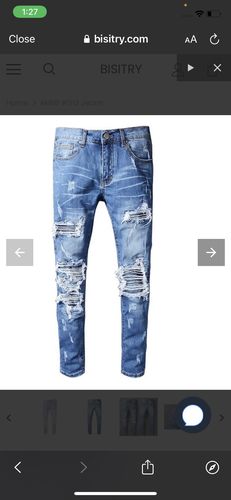 Customer photo review of AMIRI #513 Jeans