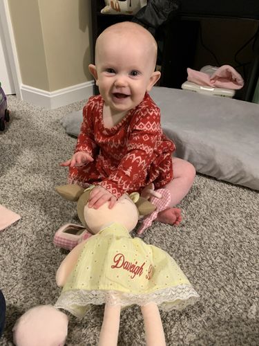 Customer photo review of Personalized Spring Girl - Yellow