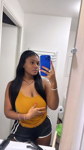 Customer photo review of Perruque Bandeau | Raide
