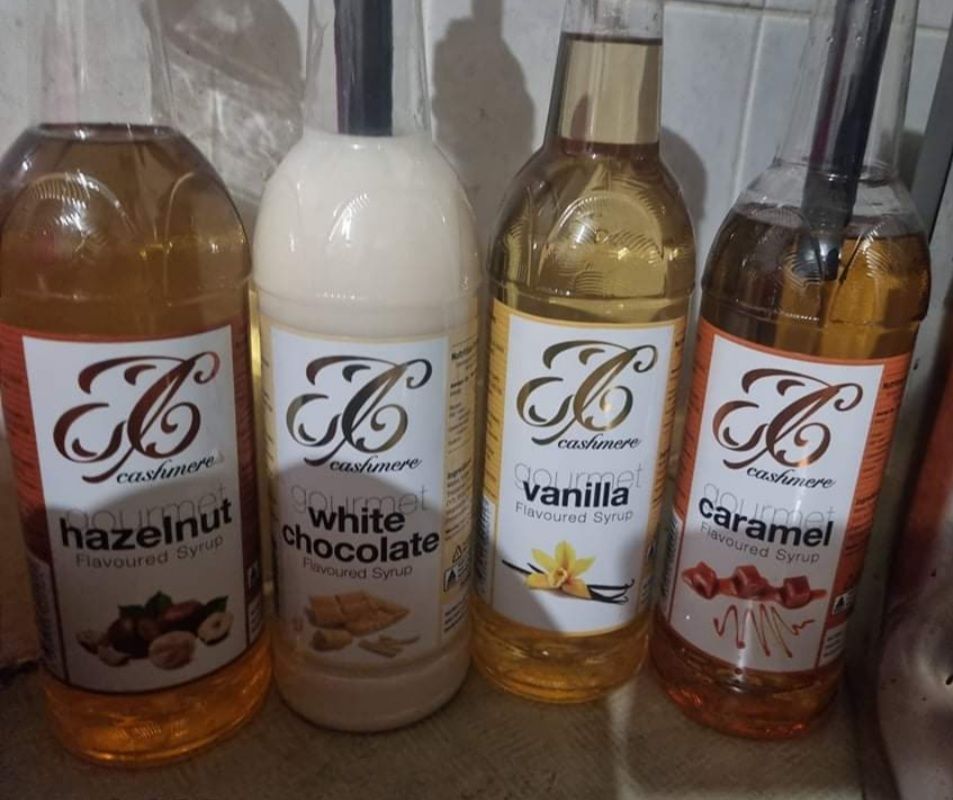 Customer photo review of White Chocolate Coffee Syrup