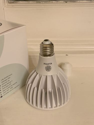 Customer photo review of Pianta Grow Light LED Bulb