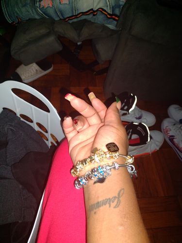 Customer photo review of Mother-in-law - Daughter-in-law Eternal Love Bracelets