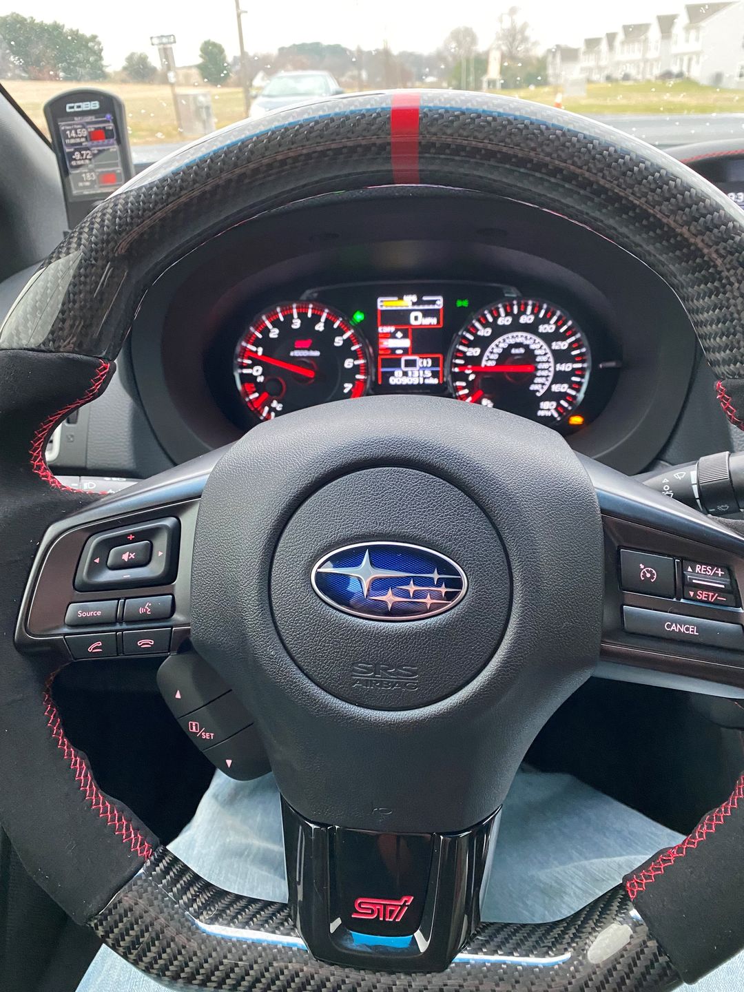 Customer photo review of 2015-21 Carbon D-Shape Steering Wheel