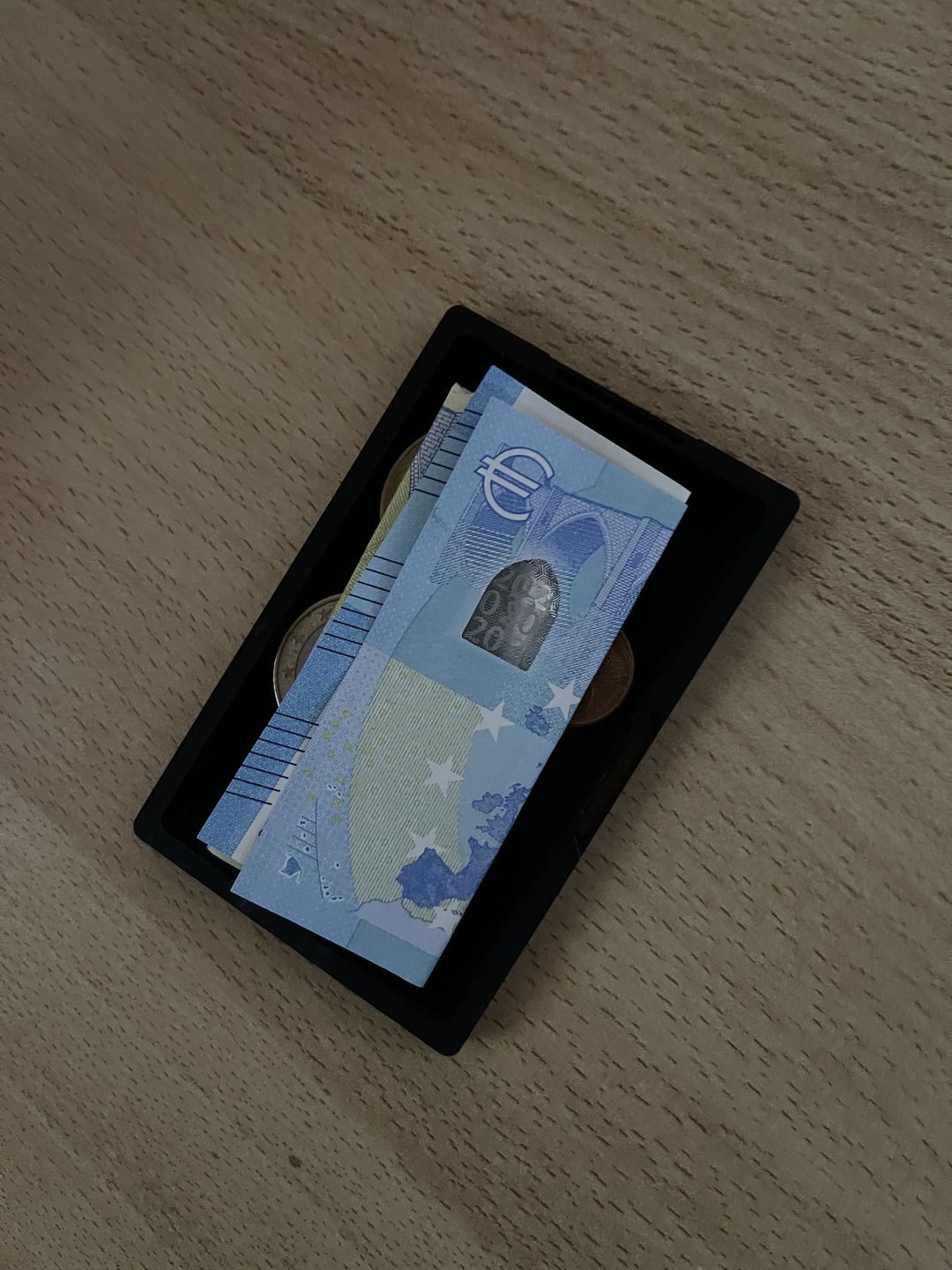 Customer photo review of Silent Velour Inlay for coin compartment