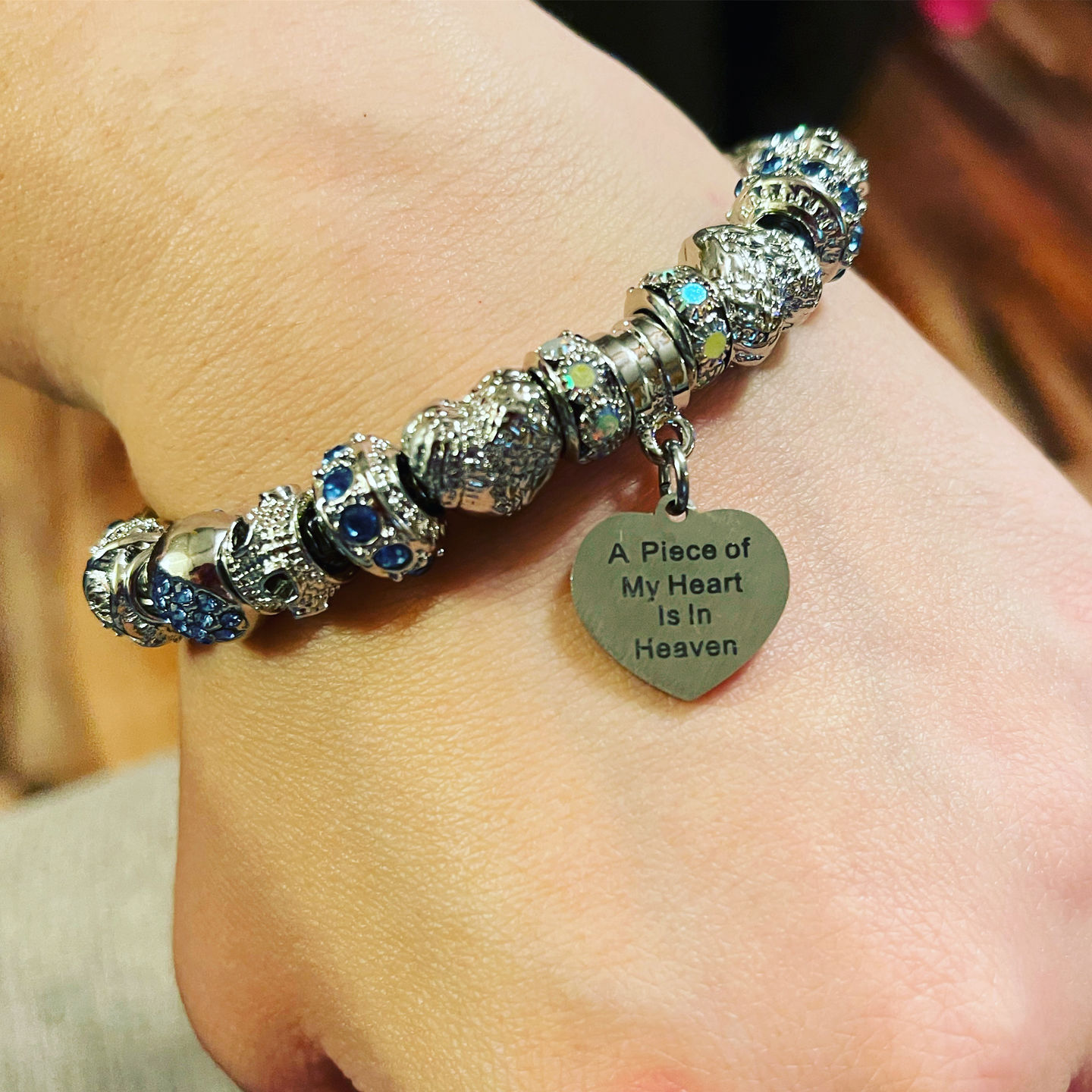 Customer photo review of Piece Of My Heart Bracelet