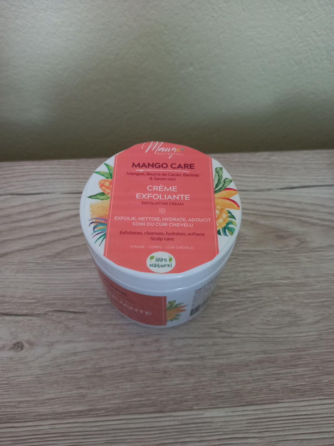 Customer photo review of Crème exfoliante - Gommage doux