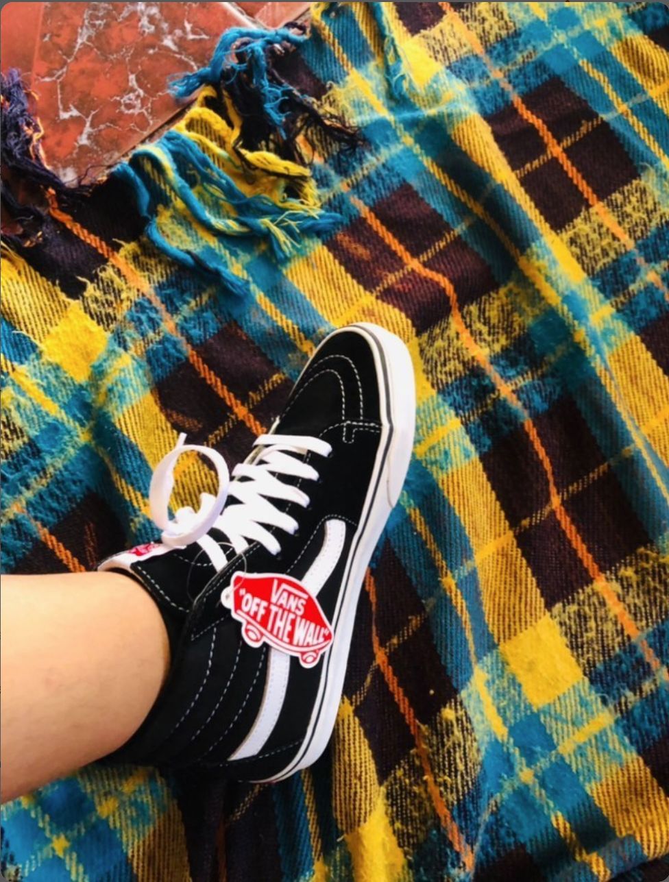 Customer photo review of Zapatilla Vans Sk8-Hi Mujer Negro
