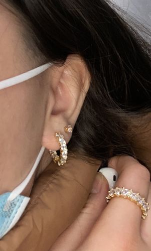 Customer photo review of Cecilia Ohrringe