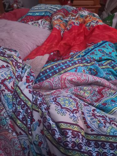 Customer photo review of Boho Duvet Cover and Pillowcases