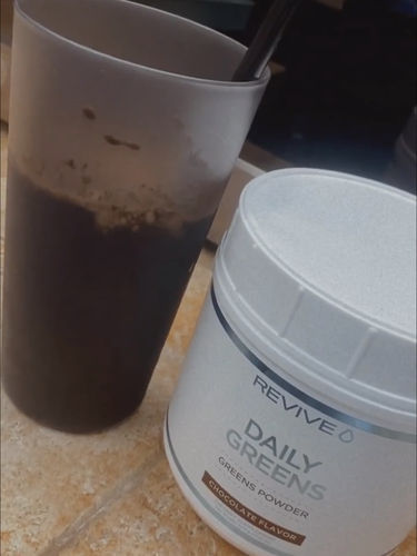 Customer photo review of Daily Greens Powder