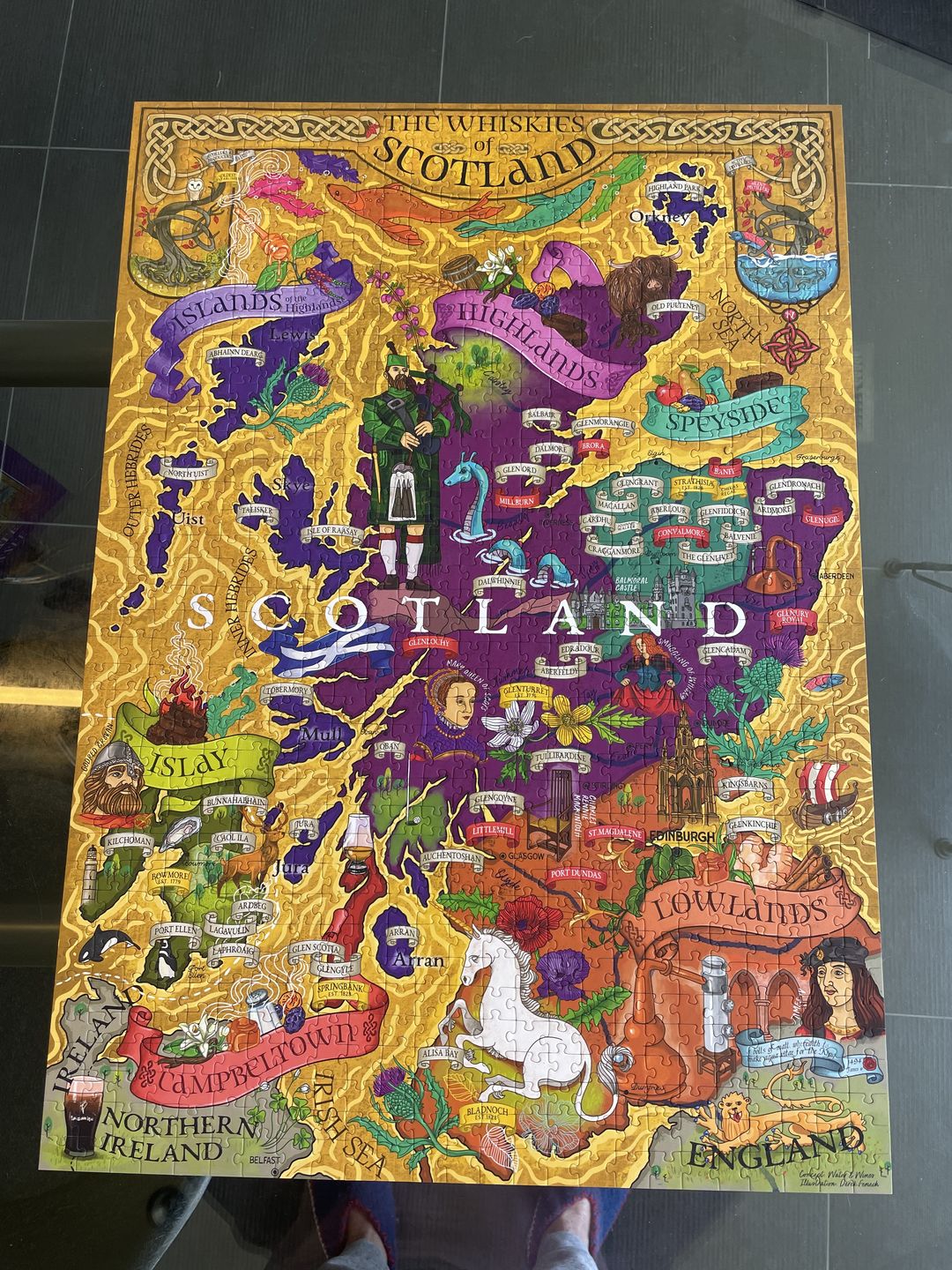 Customer photo review of Whisky Puzzle - Scotland