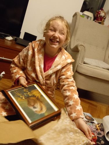 Customer photo review of The General - Custom Vintage Pet Portrait